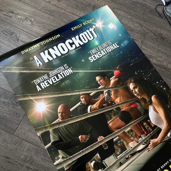 2025 Smashing Machine Dwayne The Rock A24 Movie Promo Poster - Picture 3 of 7